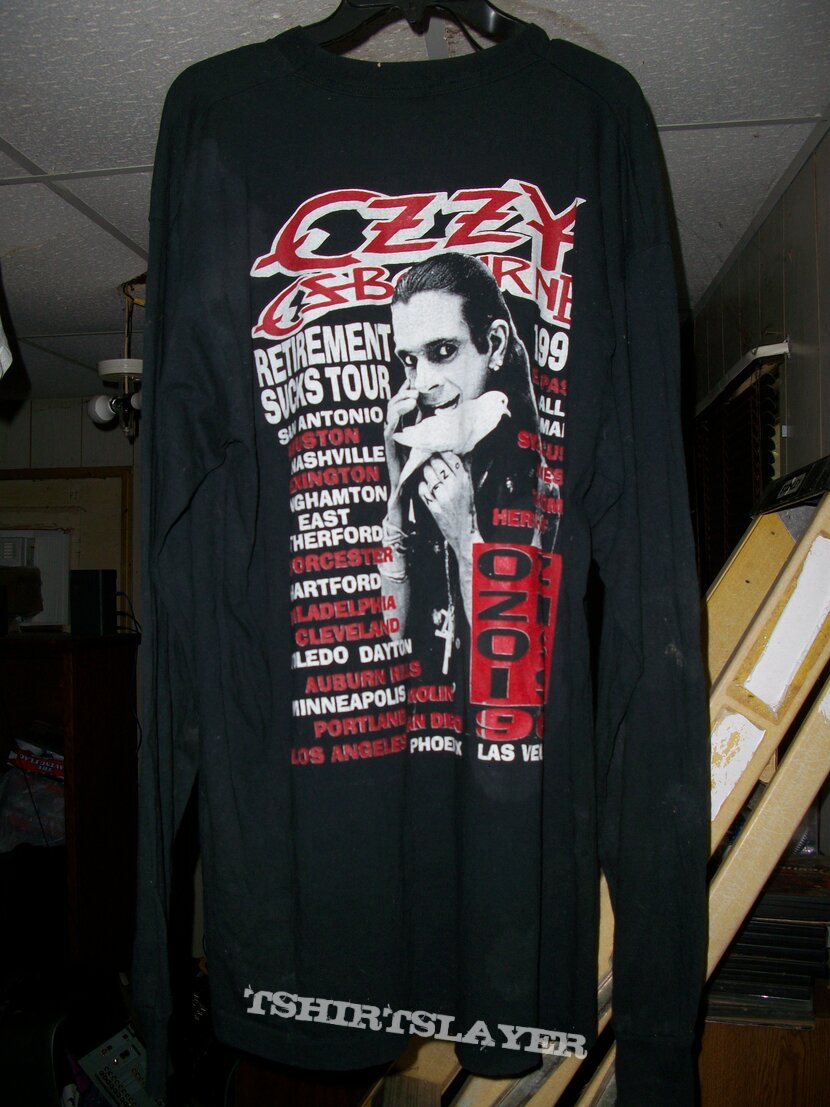 Ozzy Osbourne Osmosis > Retirement SUCKS | TShirtSlayer TShirt and