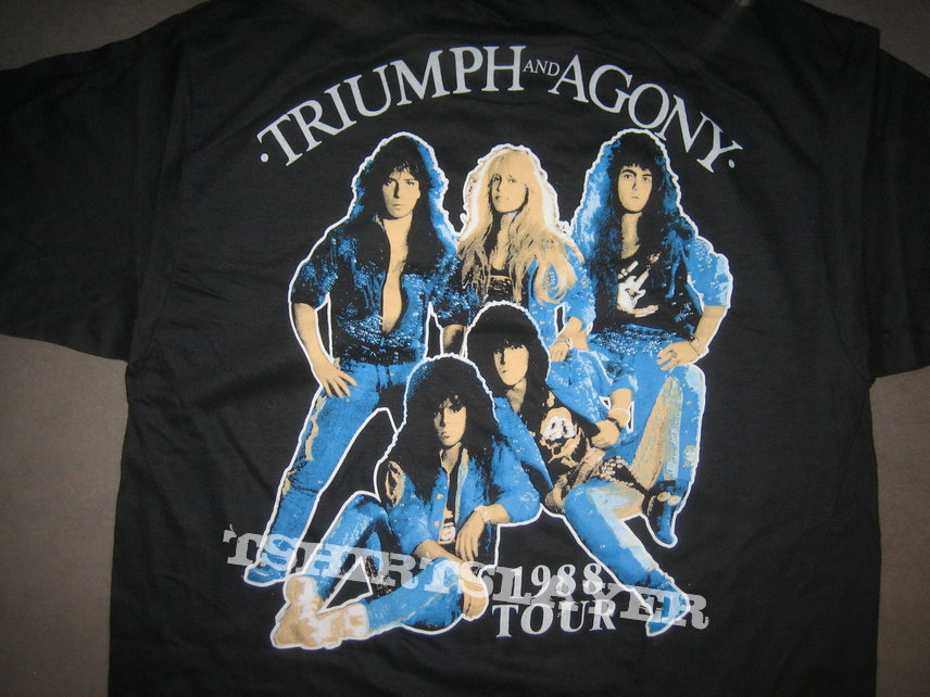 Warlock Triumph And Agony 1988 Tour Shirt