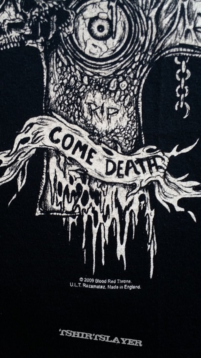 Blood Red Throne - Come Death shirt | TShirtSlayer TShirt and ...