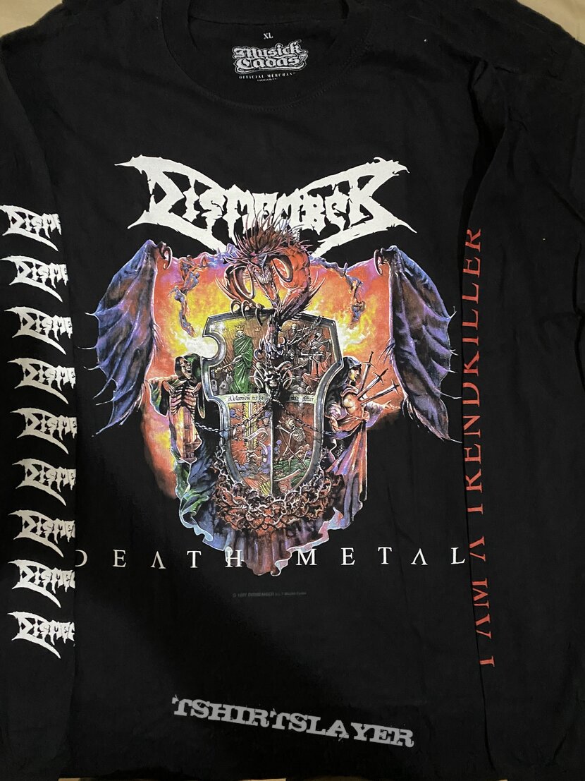 Dismember Death metal ls | TShirtSlayer TShirt and BattleJacket Gallery