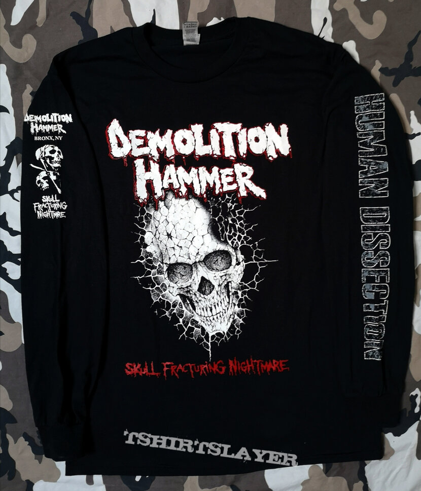 Demolition Hammer - Skull fracturing Nightmare - Longsleeve