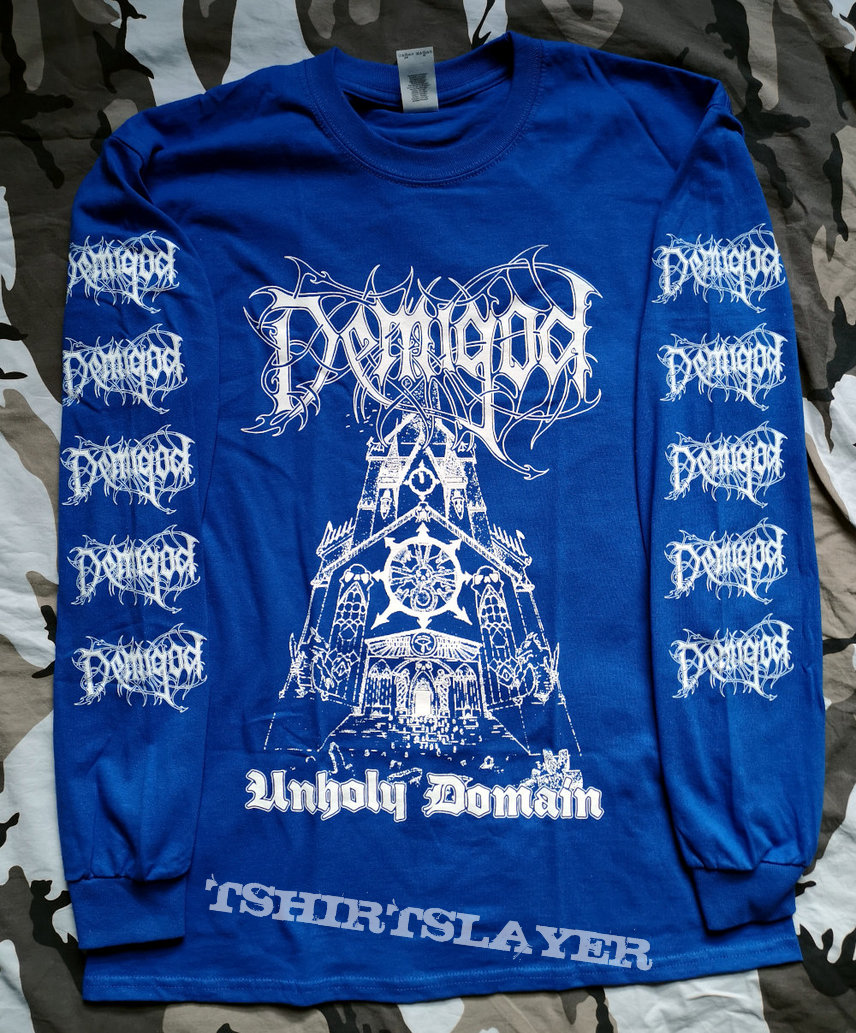 Demigod - Unholy Domain - blue - Longsleeve