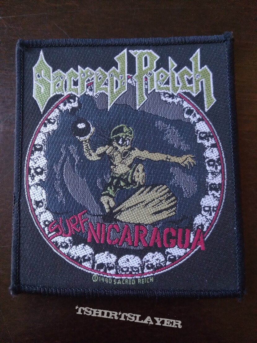 Sacred Reich &quot;Surf Nicaragua&quot; Patch