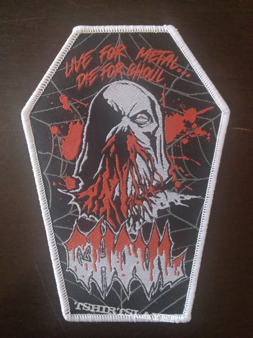&quot;Live For Metal... Die For Ghoul&quot; Coffin Patch