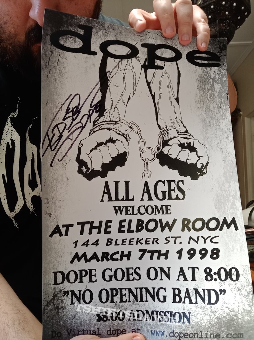 Dope - The Early Years Reproduction Poster Signed
