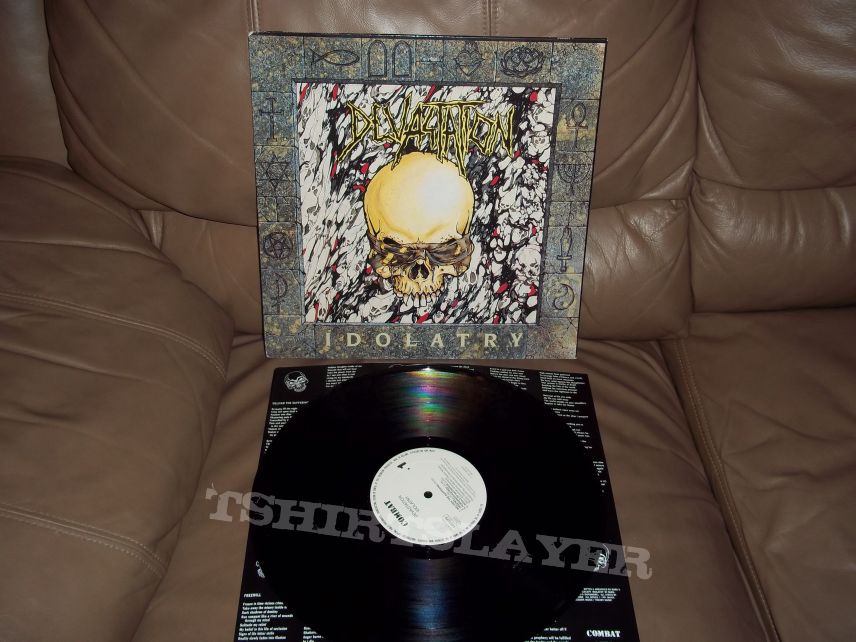Other Collectable - Devastation - Idolatry (first press) vinyl LP.