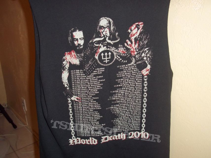 Watain - World Death 2010 tour shirt.