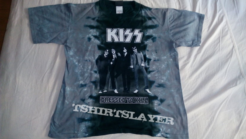 KISS Dressed to Kill - Tie Dye T-Shirt - OFFICIAL PRODUCT 