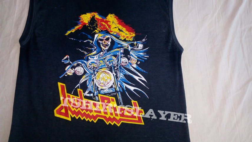 Judas Priest Shirt Vintage 80&#039;s t-shirt / vest VERY RARE 80&#039;s