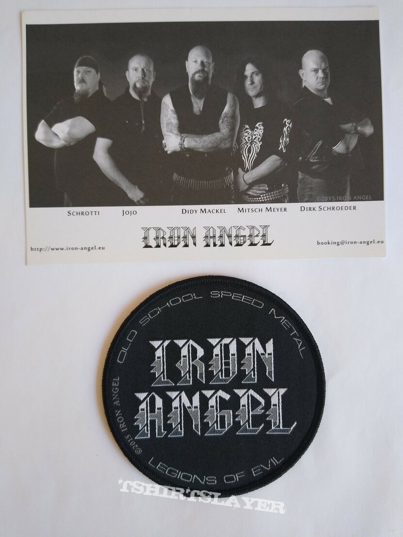 Iron Angel - Legions of Evil - official 2015 woven patch