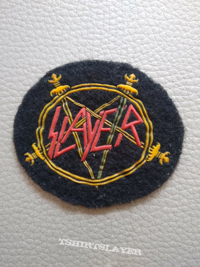 Slayer - vtg 80&#039;s rubber patch 