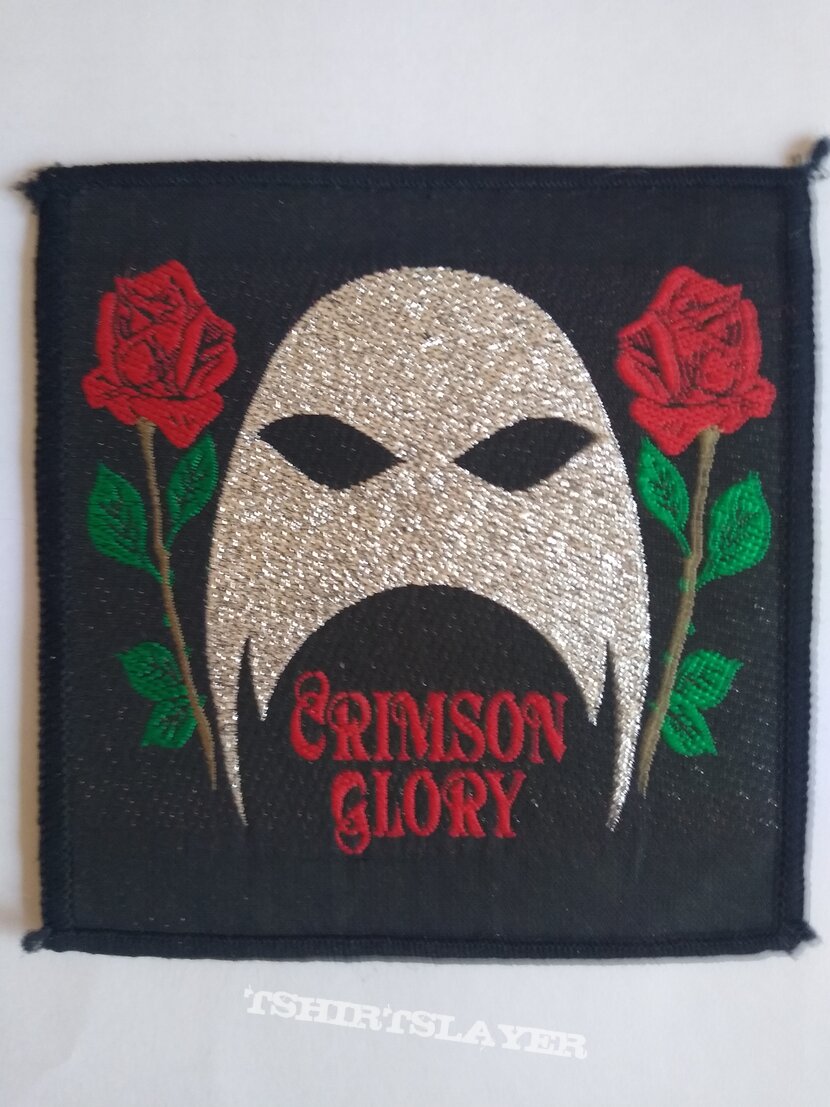 Crimson Glory - original vtg woven patch 