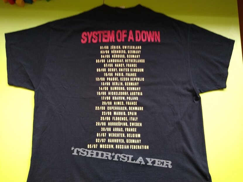 System of a Down - European Tour 2017 T-shirt | TShirtSlayer TShirt and  BattleJacket Gallery