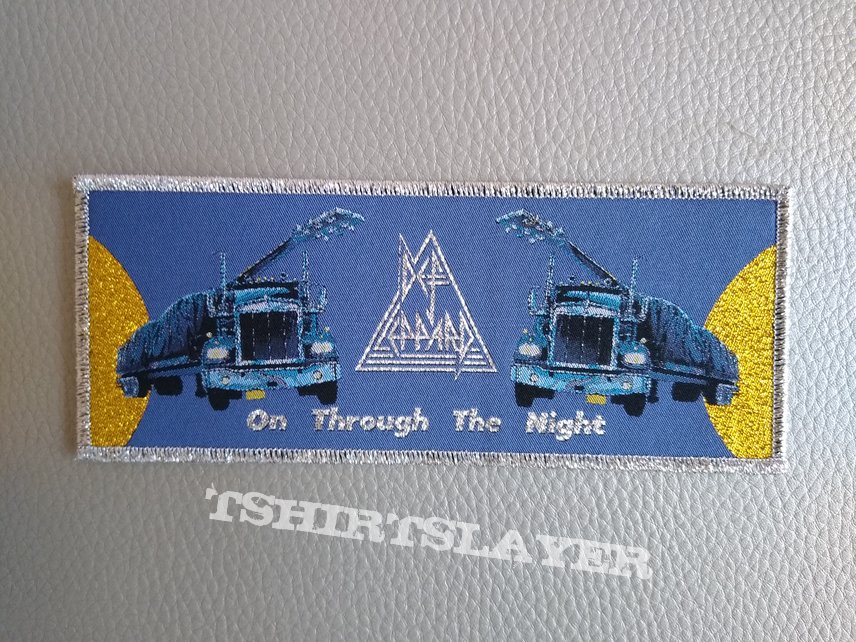 Def Leppard - On Trough the Night -  woven patch / stripe