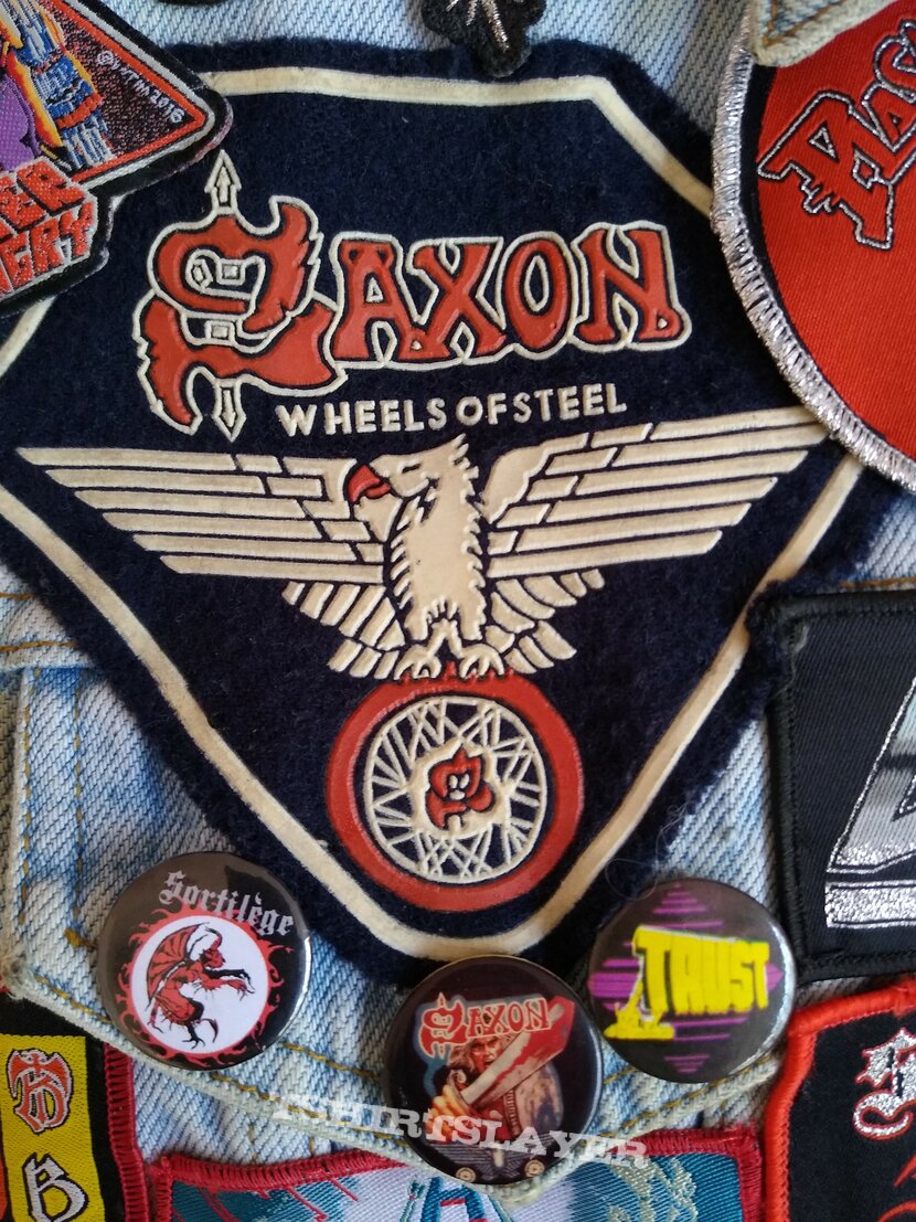 Saxon - 80&#039;s rubber patch