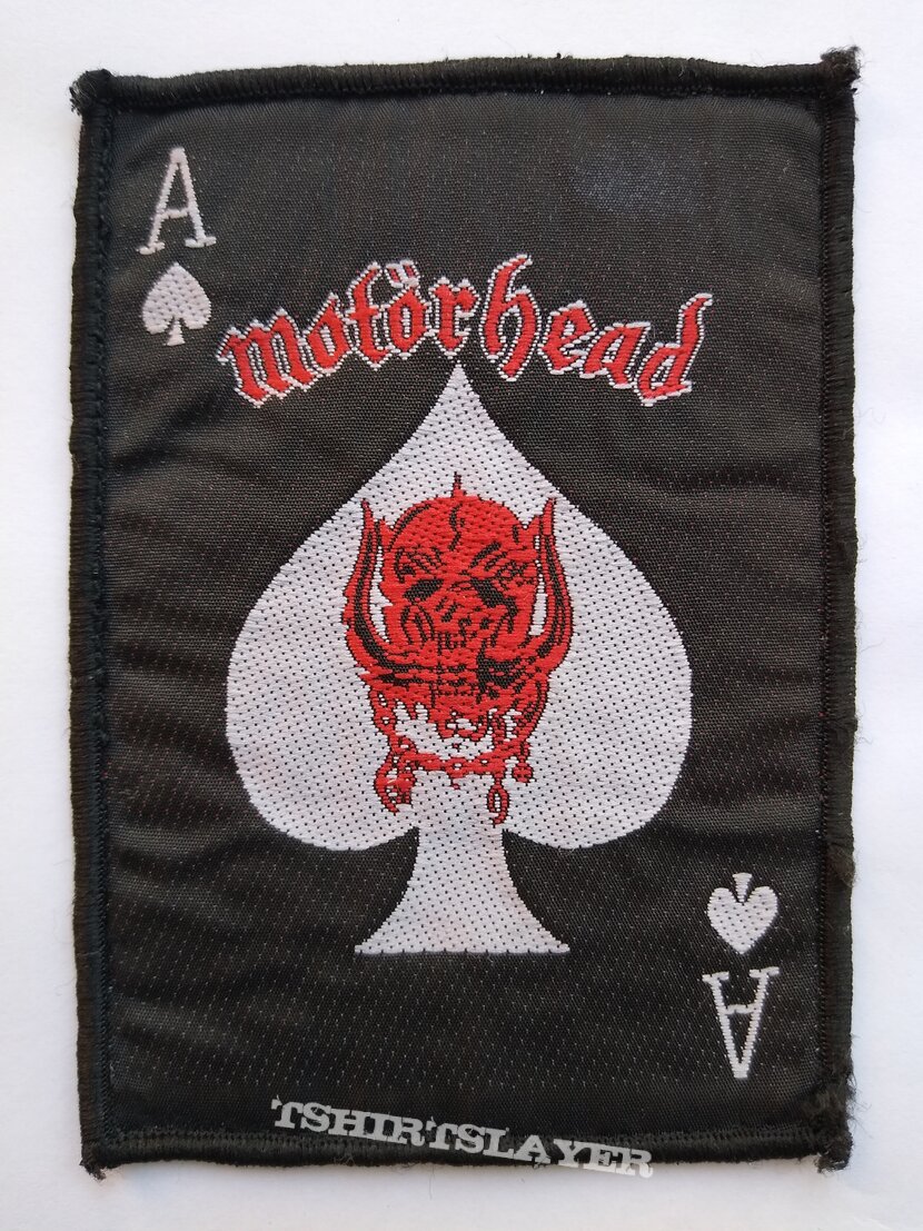 Motörhead Motorhead - Aces of Spades - original vtg woven patch