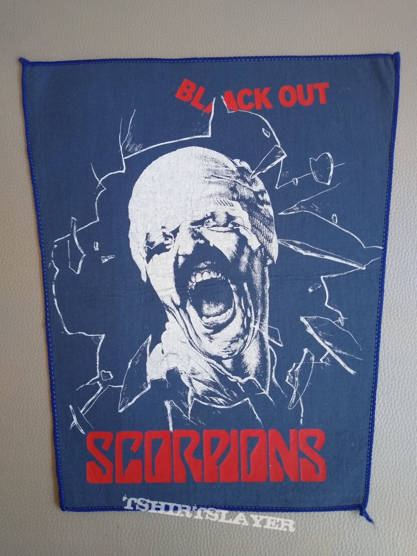 Scorpions - Blackout - original vtg backpatch 