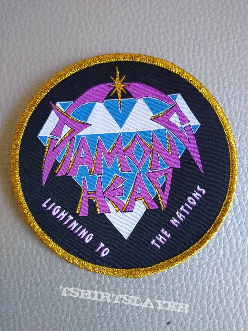 Diamond Head - Lighting to the Nations - woven patch