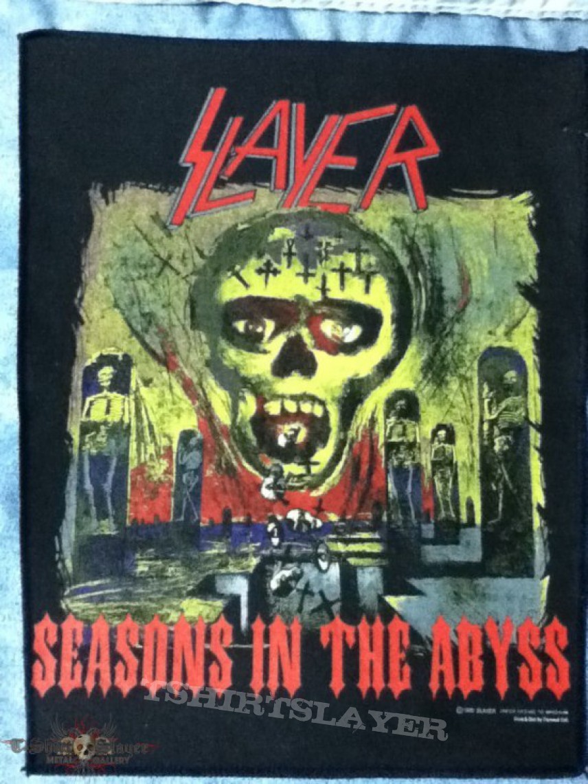 Slayer Seasons in the Abyss backpatch