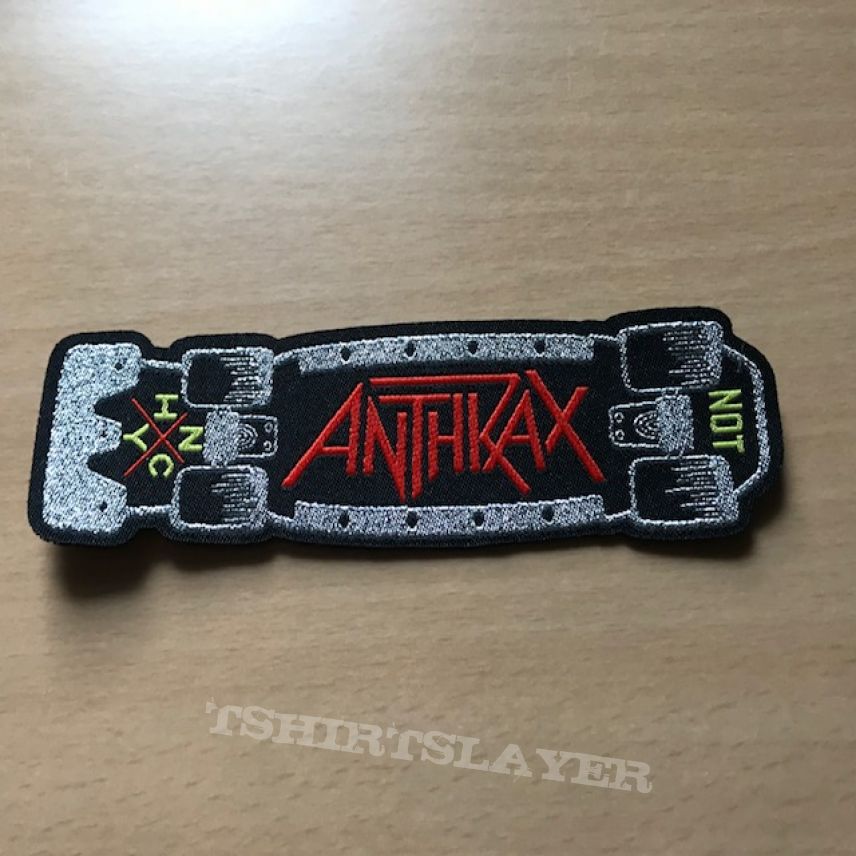 Anthrax Skateboard Patch