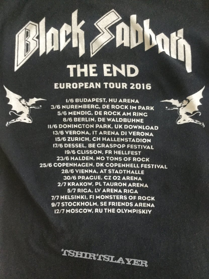 Black Sabbath European Tour 2016