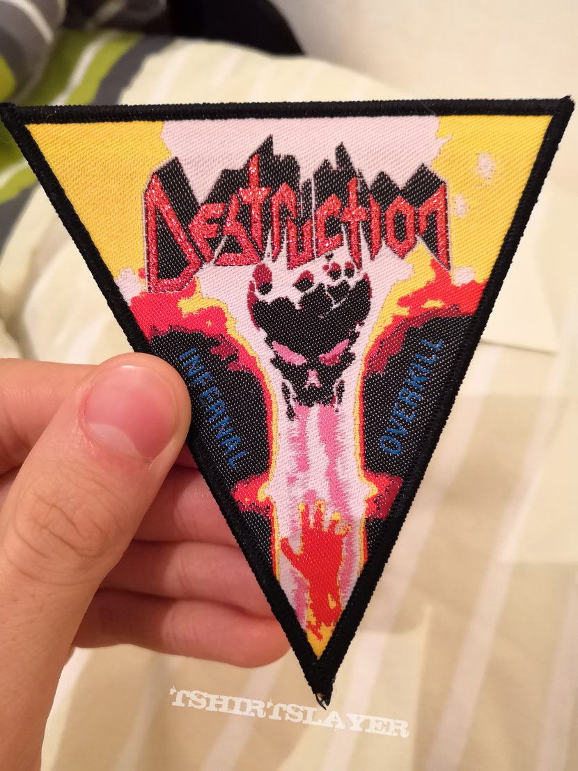 Destruction - Infernal Overkill triangular patch