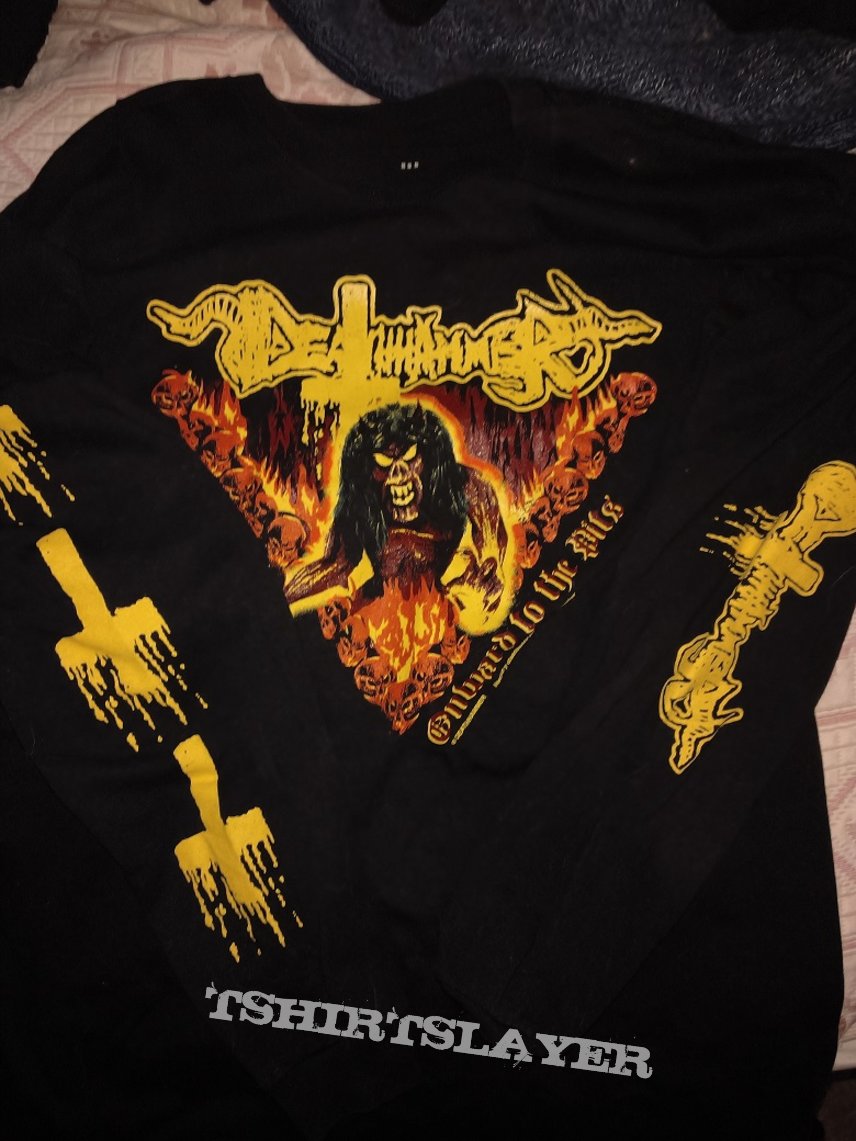 Deathhammer - Onward to the Pits Longsleeve (Official) | TShirtSlayer ...