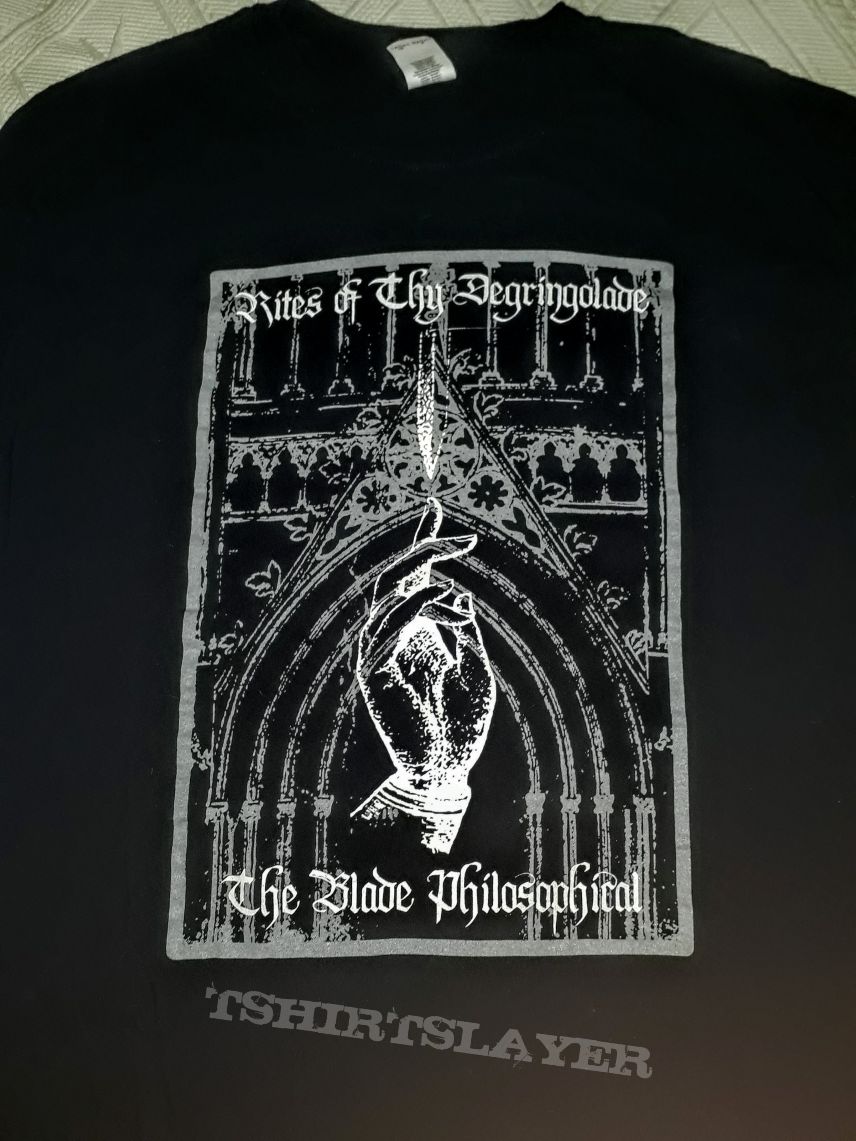 Rites Of Thy Degringolade &quot;The Blade Philosophical&quot; Shirt