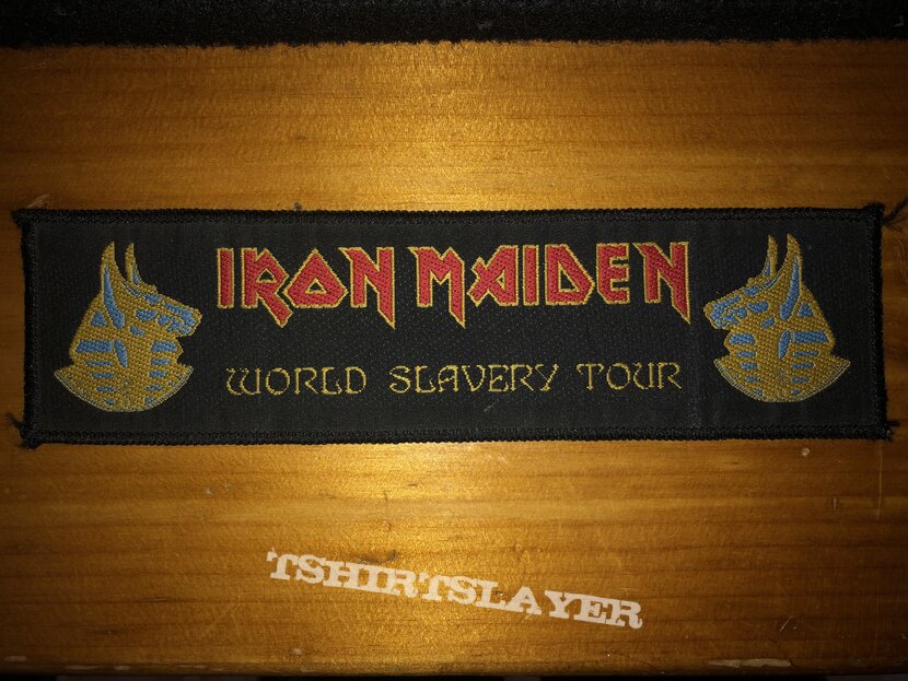 Iron Maiden - World Slavery Tour Woven Patch