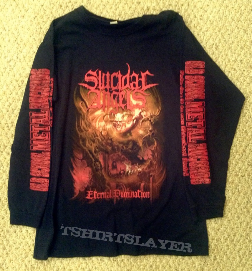 TShirt or Longsleeve - Suicidal Angels - Eternal Domination Longsleeve