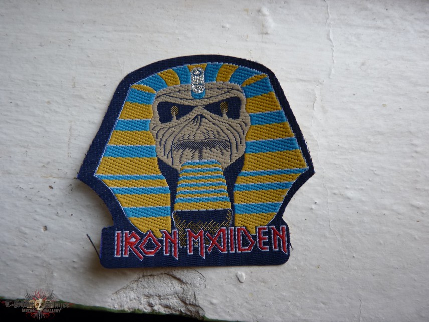 Iron Maiden Powerslave shaped patch