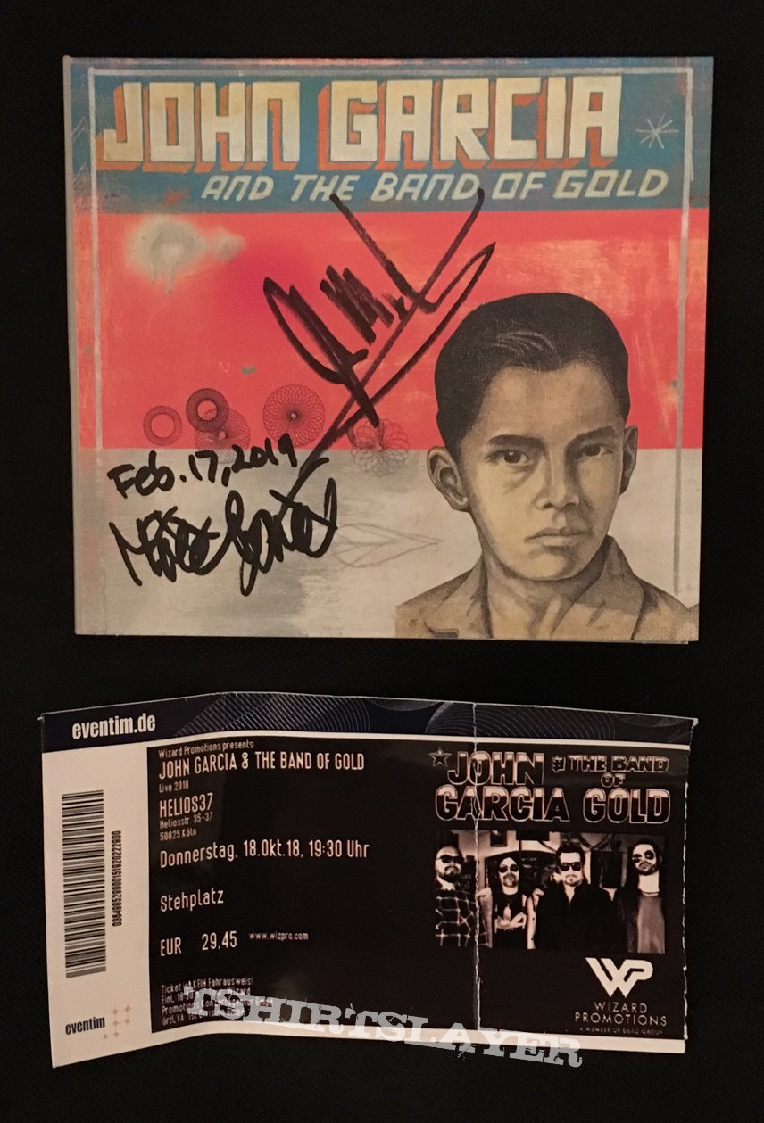 John Garcia And The Band Of Gold signed CD