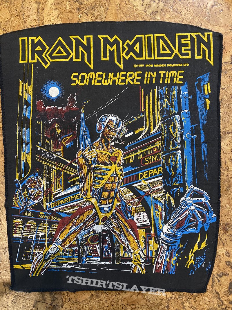 Iron Maiden Somewhere in Time Backpatch