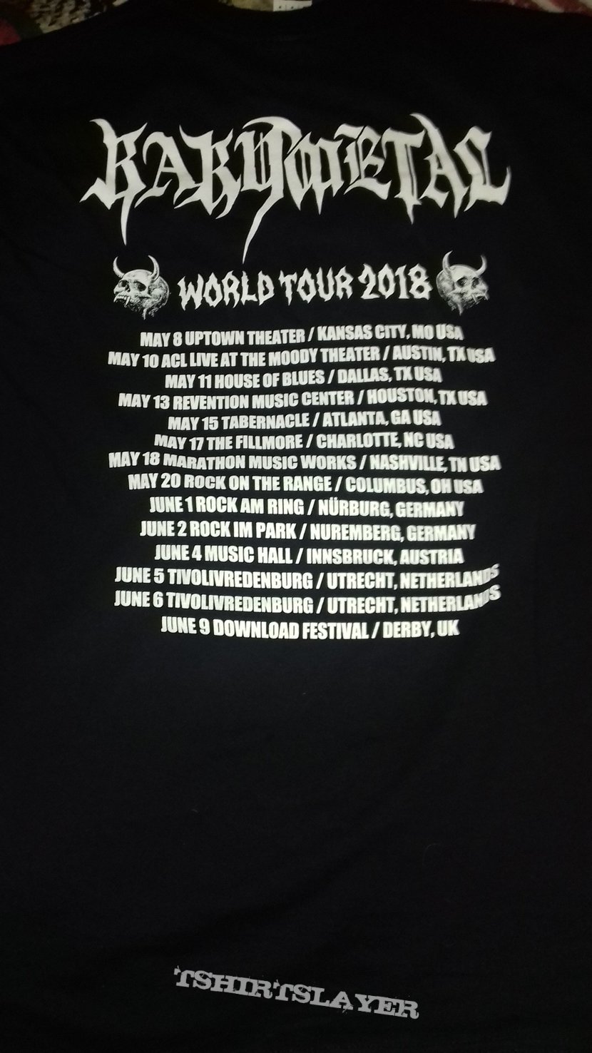 Babymetal tour 2018