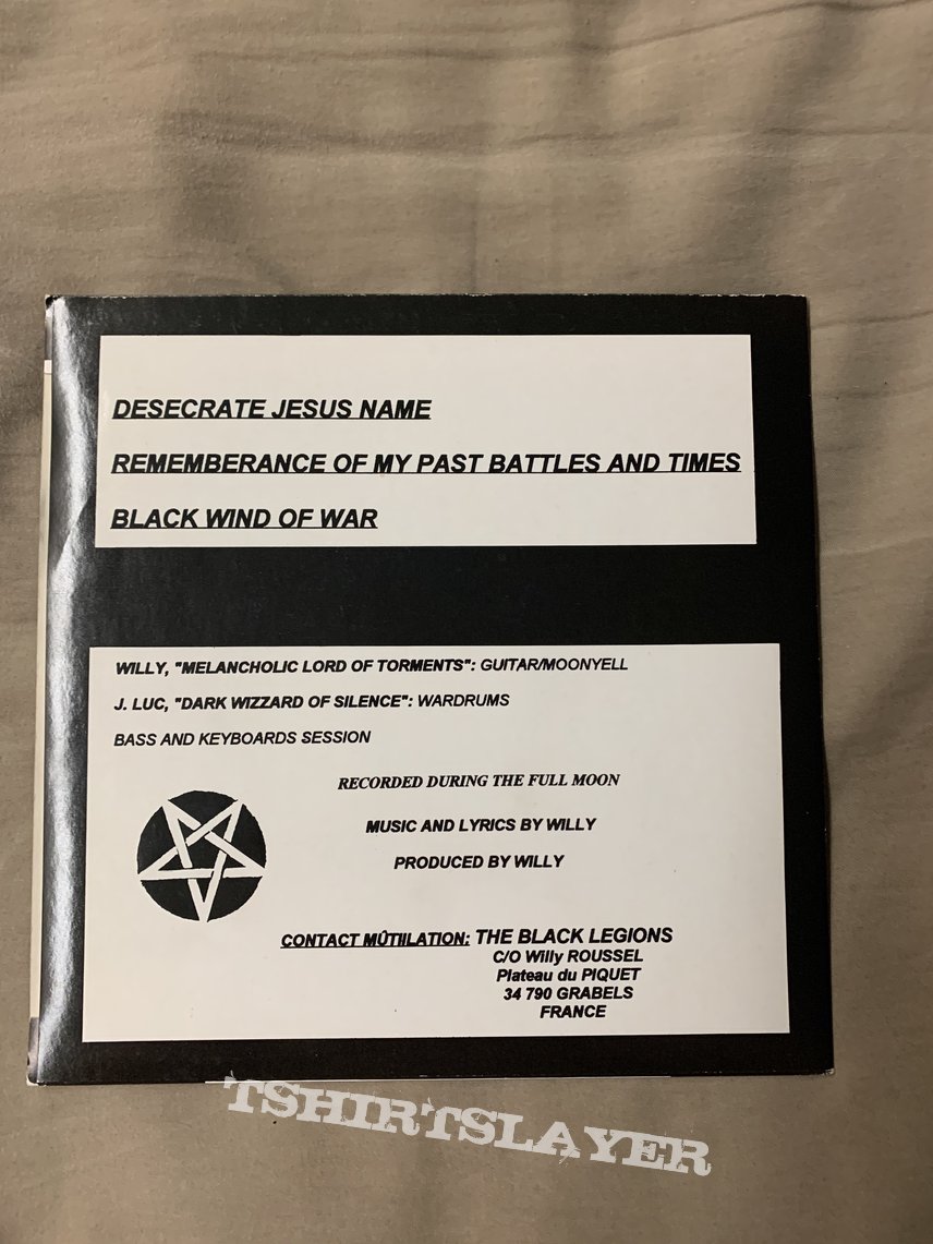 Mütiilation Hail Satanas We Are The Black Legions 1st press