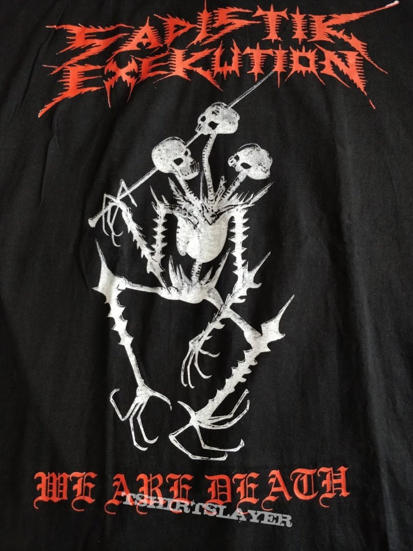 Sadistik Exekution Sad Ex &quot;We Are Death Fukk You&quot; 1993 tshirt