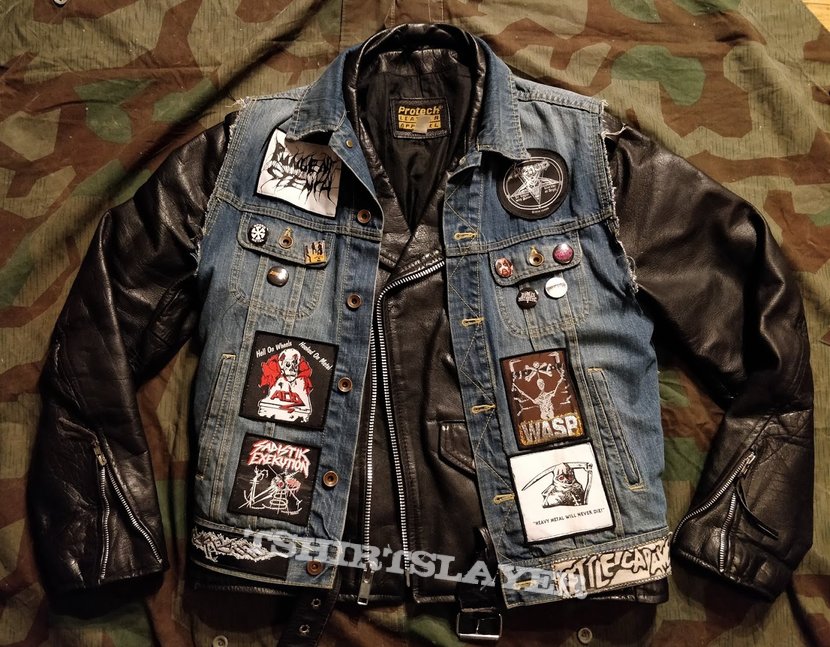 Motörhead denim and leather battle jacket | TShirtSlayer TShirt and  BattleJacket Gallery