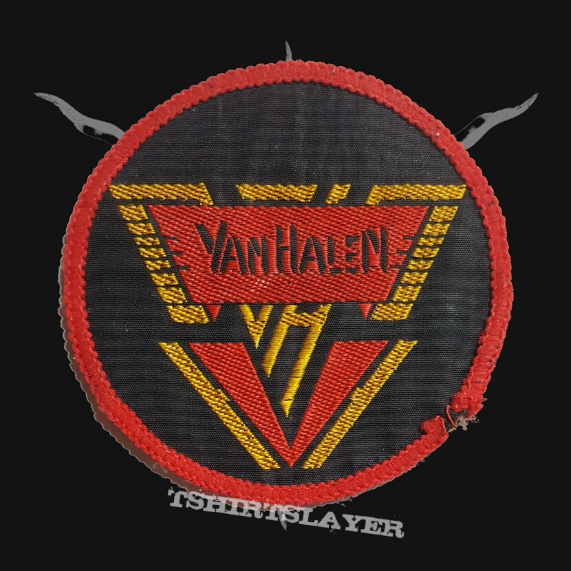 Van Halen - Logo [Circle, Red Border]