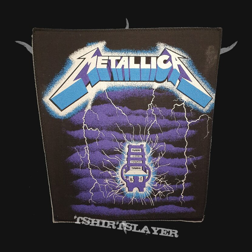 Metallica - Ride the Lightning [Blackborder, Backpatch, Printed]