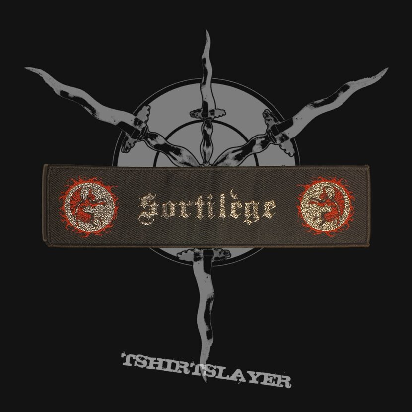 Sortilege - Metallic Logo &amp; Crest [Blackborder]