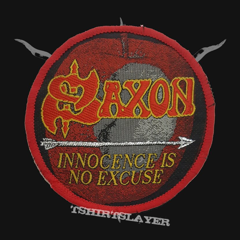 Saxon - Innocense is no Excuse [Circle, Red Border]