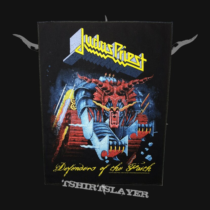 Judas Priest - Defenders of the Faith [Backpatch, 2014] | TShirtSlayer  TShirt and BattleJacket Gallery