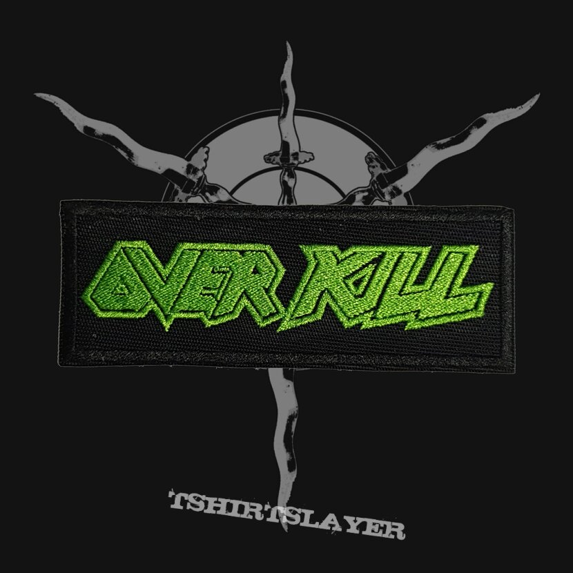 Overkill - Green Logo [Embroidered, Ministrip]