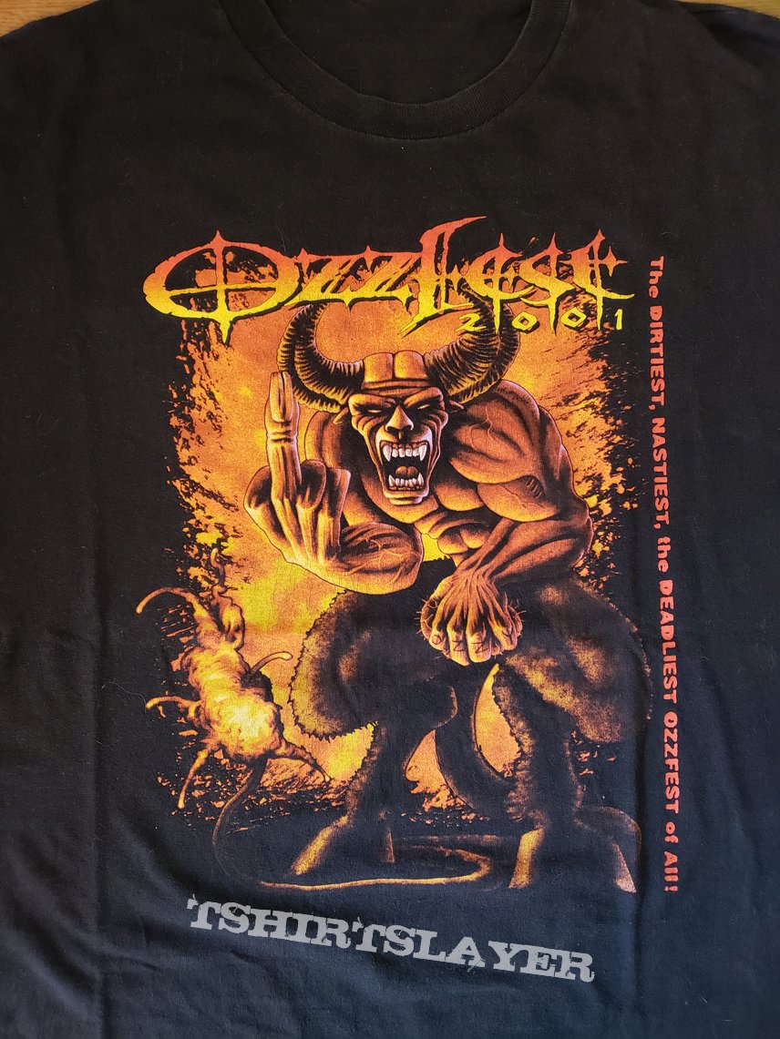 Black Sabbath Ozzfest 2001 t-shirt