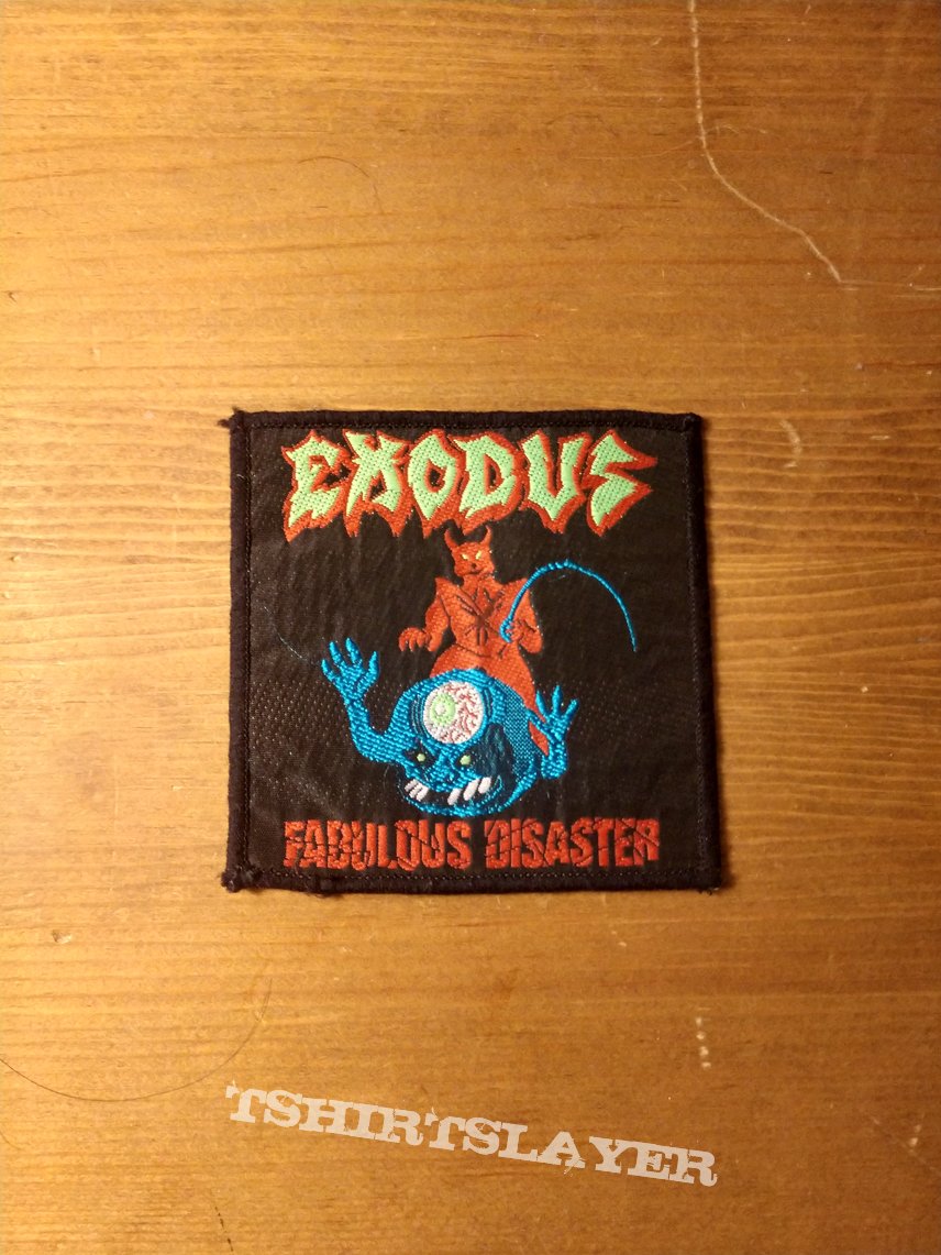 Exodus - Fabulous Disaster (Vintage Patch) | TShirtSlayer TShirt