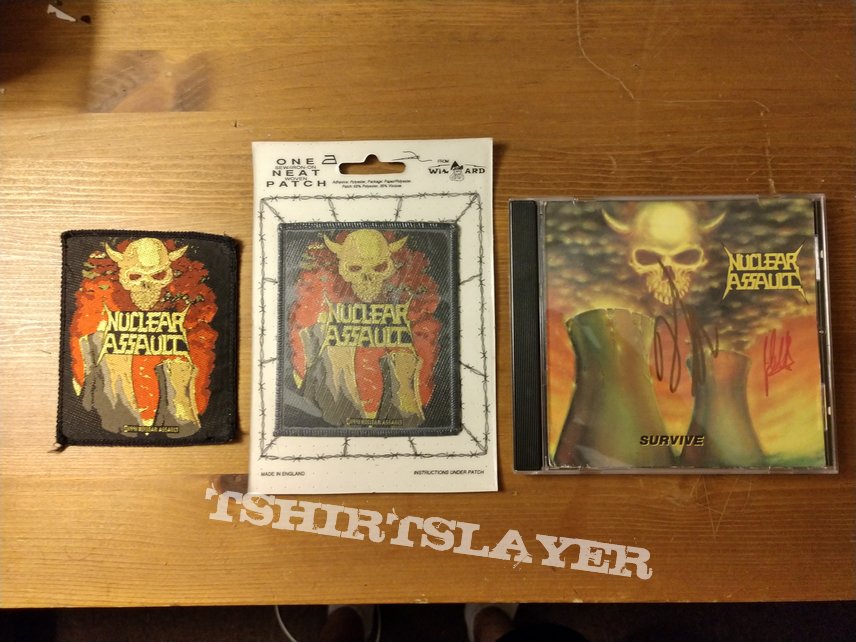 Nuclear Assault - Survive (Vintage Patch) SEALED Nuclear Assault - Survive (Vintage Patch) SEALED