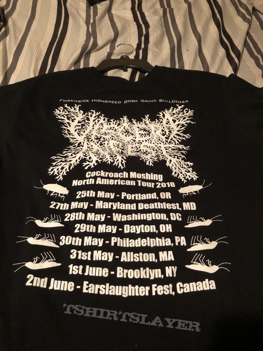 Viscera Infest Cockroach Moshing North American Tour T-Shirt