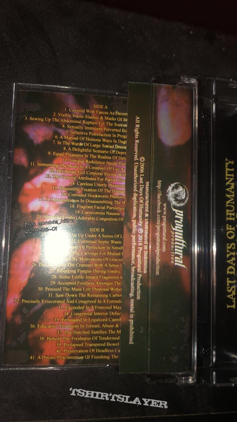Last Days Of Humanity - Putrefaction In Progress tape Last Days Of Humanity - Putrefaction In Progress tape