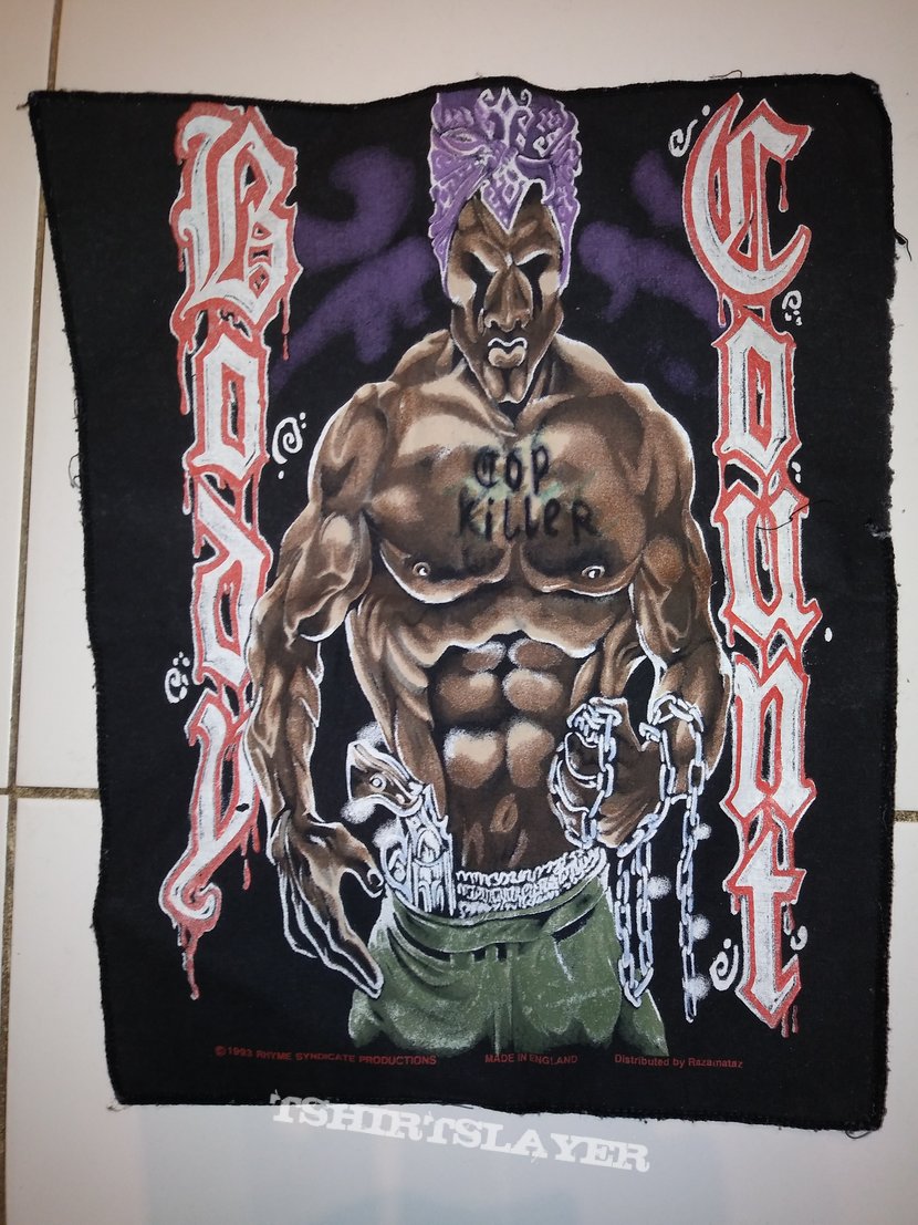 Body Count - Cop Killer backpatch &#039;93