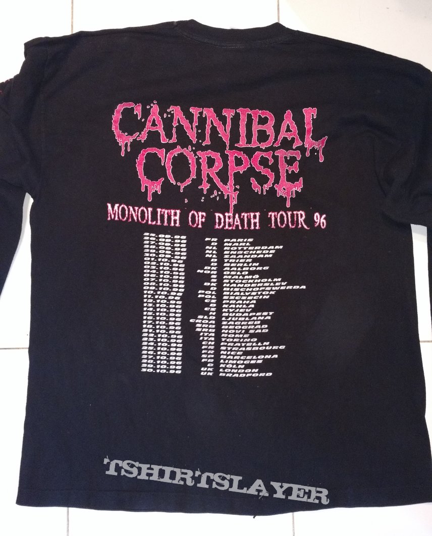 Cannibal Corpse - Vile / Monolith Of Death Tour 96 Longsleeve